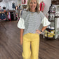 Scallop Society Pant- Yellow