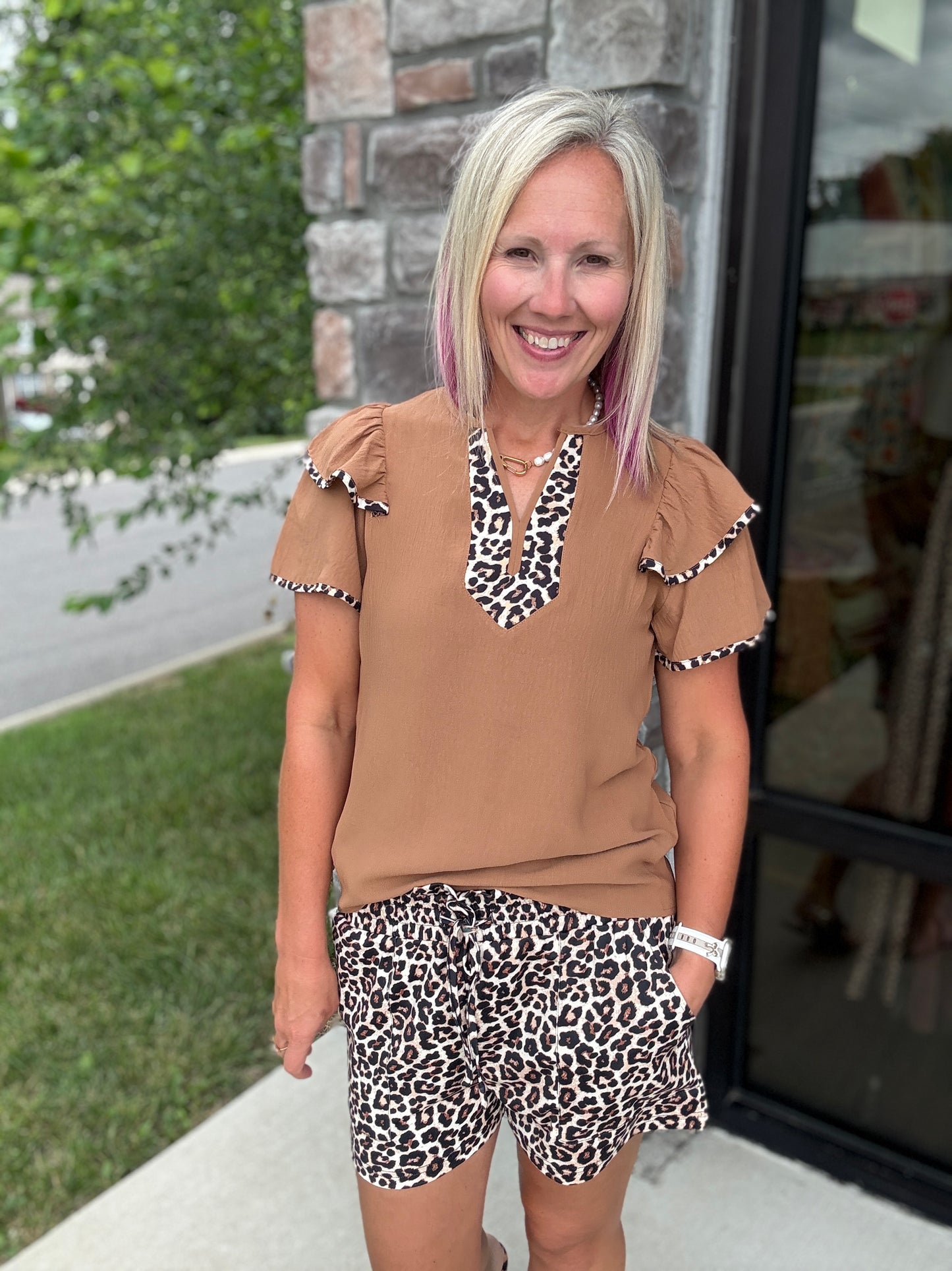 Safari Chic Paperbag Shorts