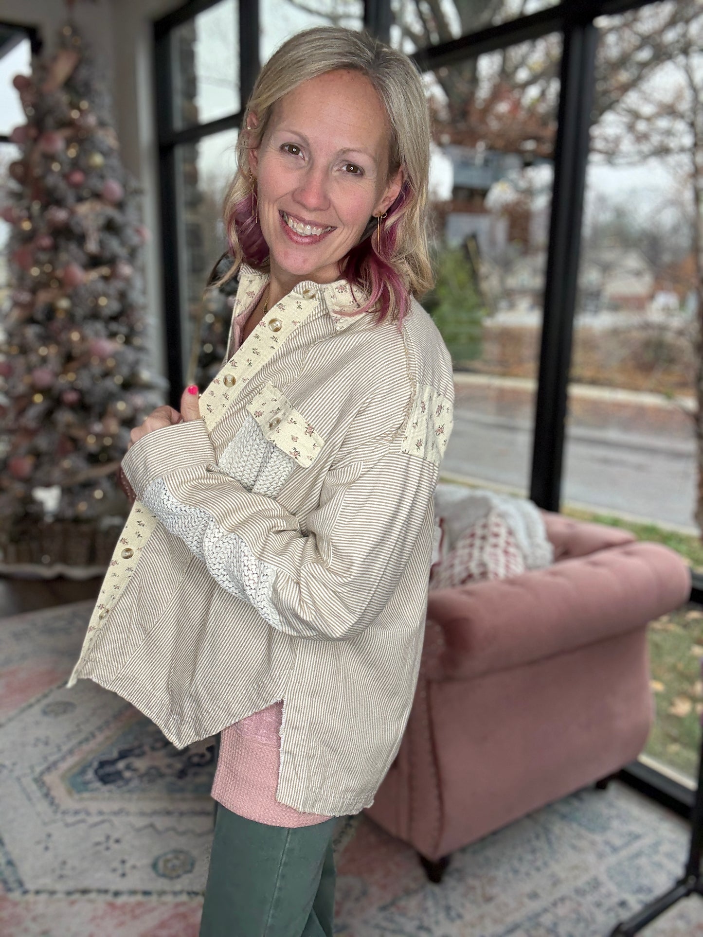 Striped Petal Jacket