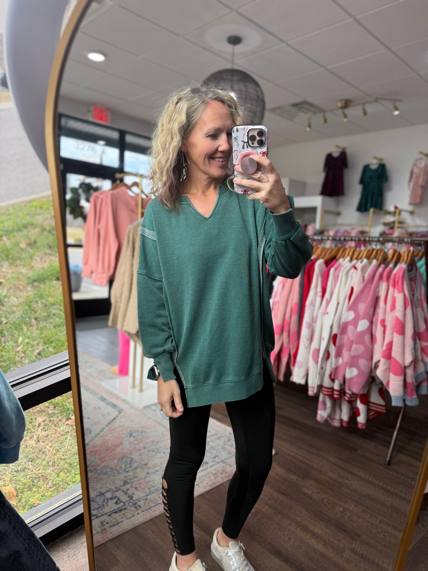 Comfy Cut Crew- Hunter Green