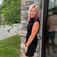 Blackout Scallop Dress