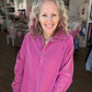 Marley Snap Sweatshirt- Magenta