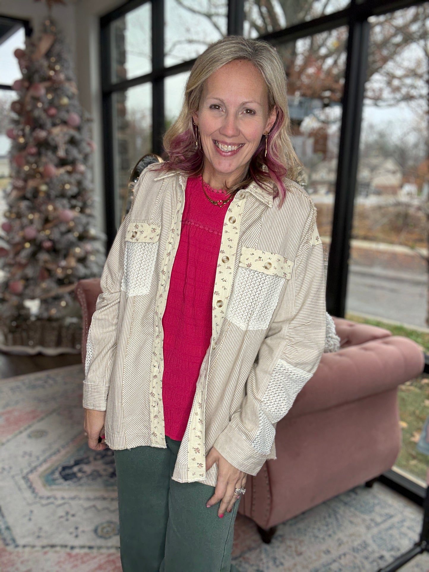 Striped Petal Jacket