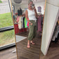 Off Duty Stitch Joggers- Olive