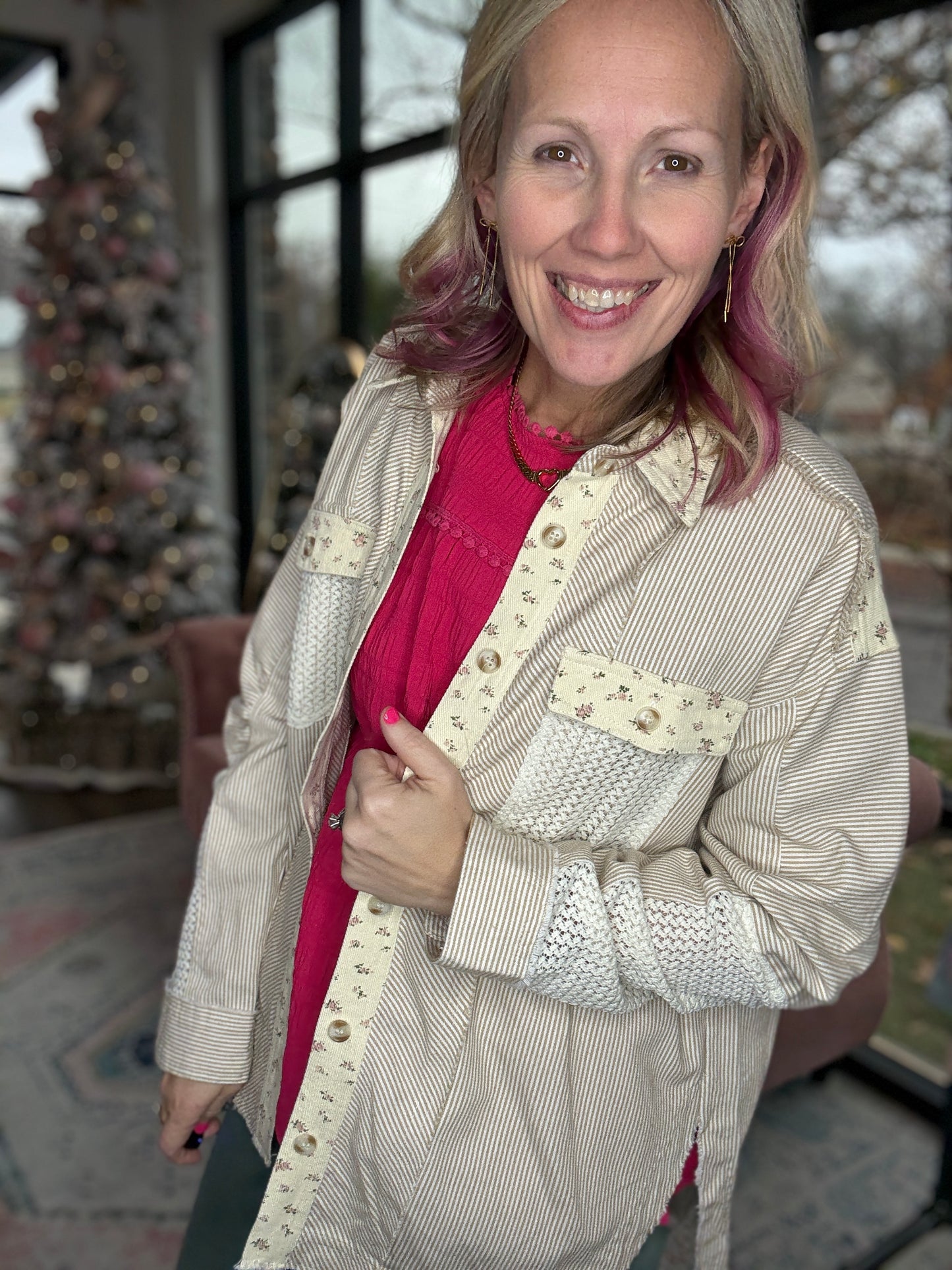 Striped Petal Jacket