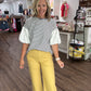 Scallop Society Pant- Yellow