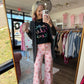 Pink Pop Polka Dot Denim