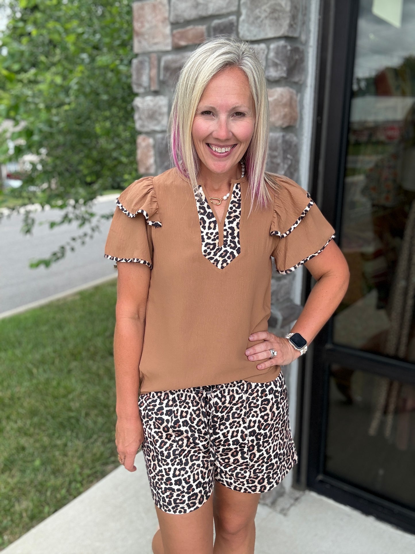 Safari Chic Paperbag Shorts