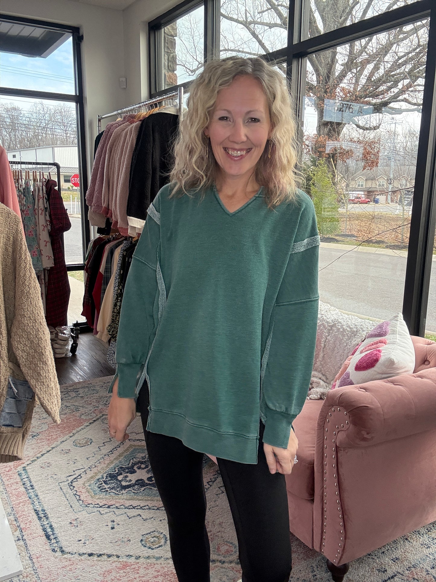 Comfy Cut Crew- Hunter Green