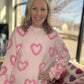 Smitten with Hearts Sweater