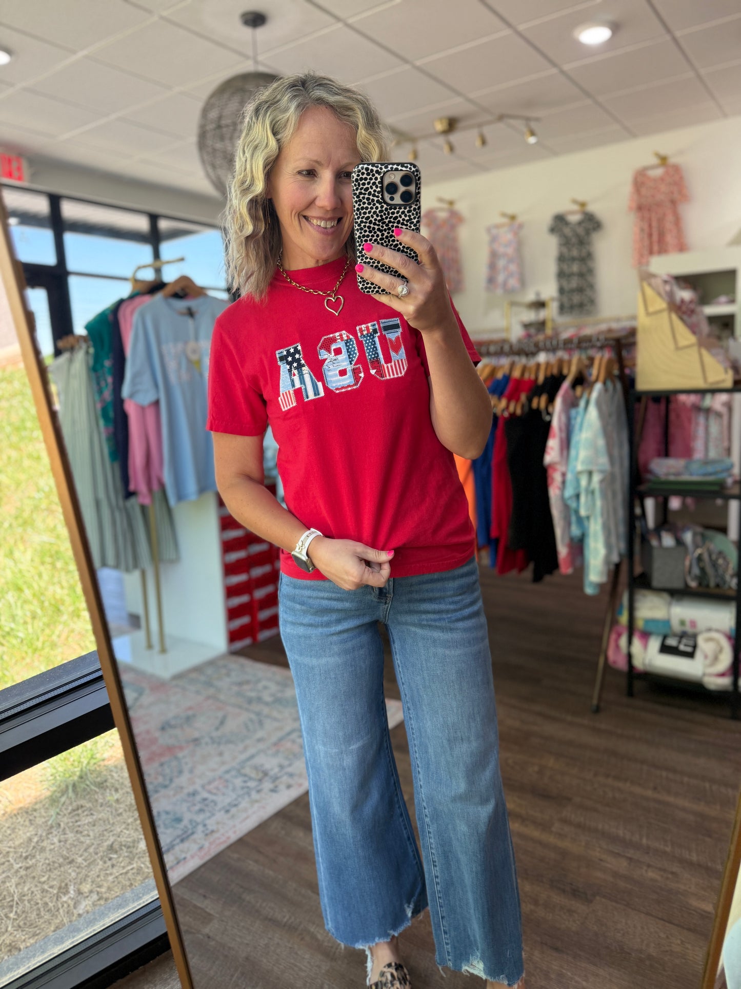 USA Patchwork Tee