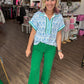 Harbor Bloom Preppy Top