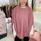 The Larson Pullover- Mauve