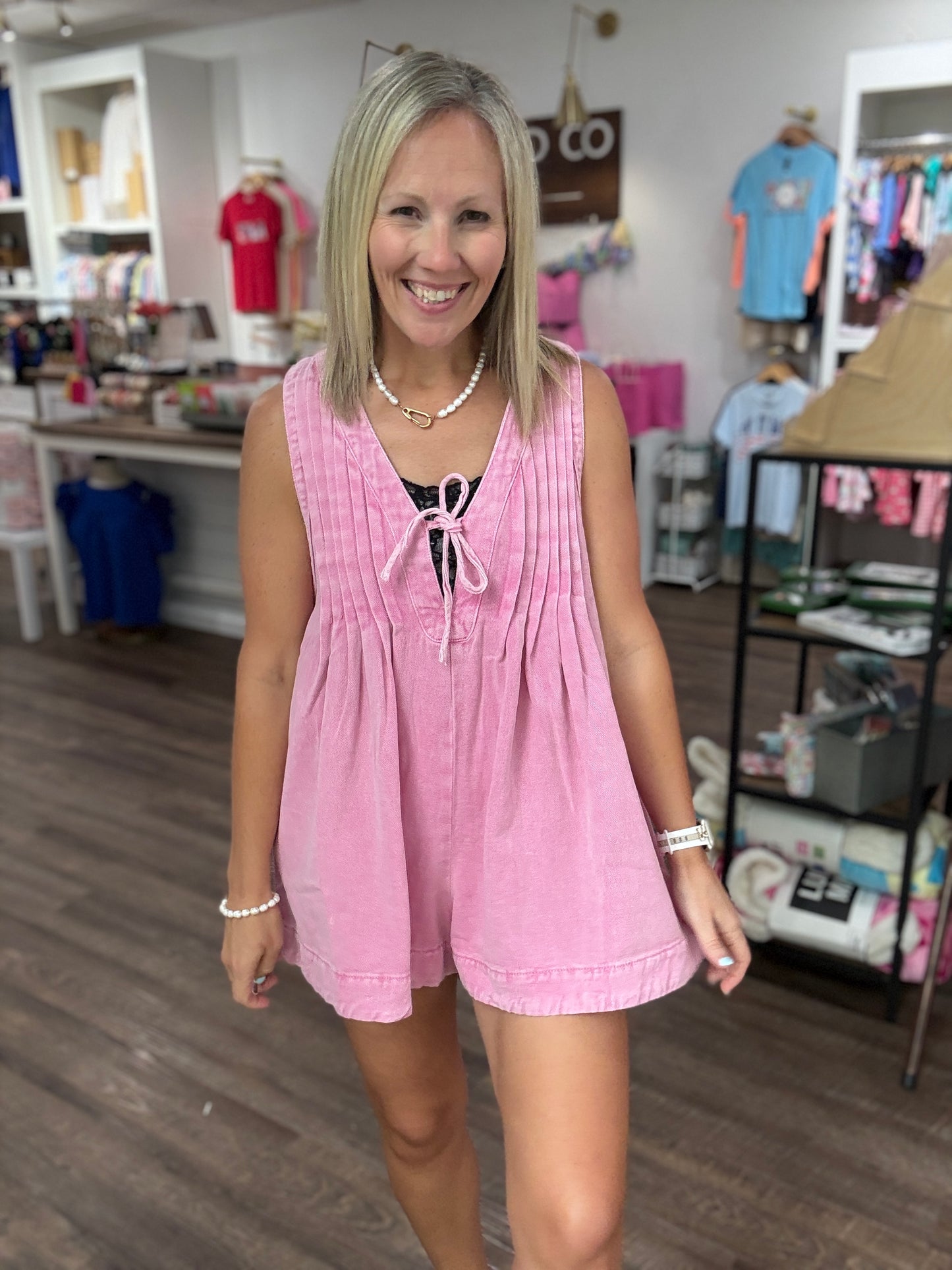 Cotton Candy Skies Romper