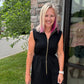 Blackout Scallop Dress