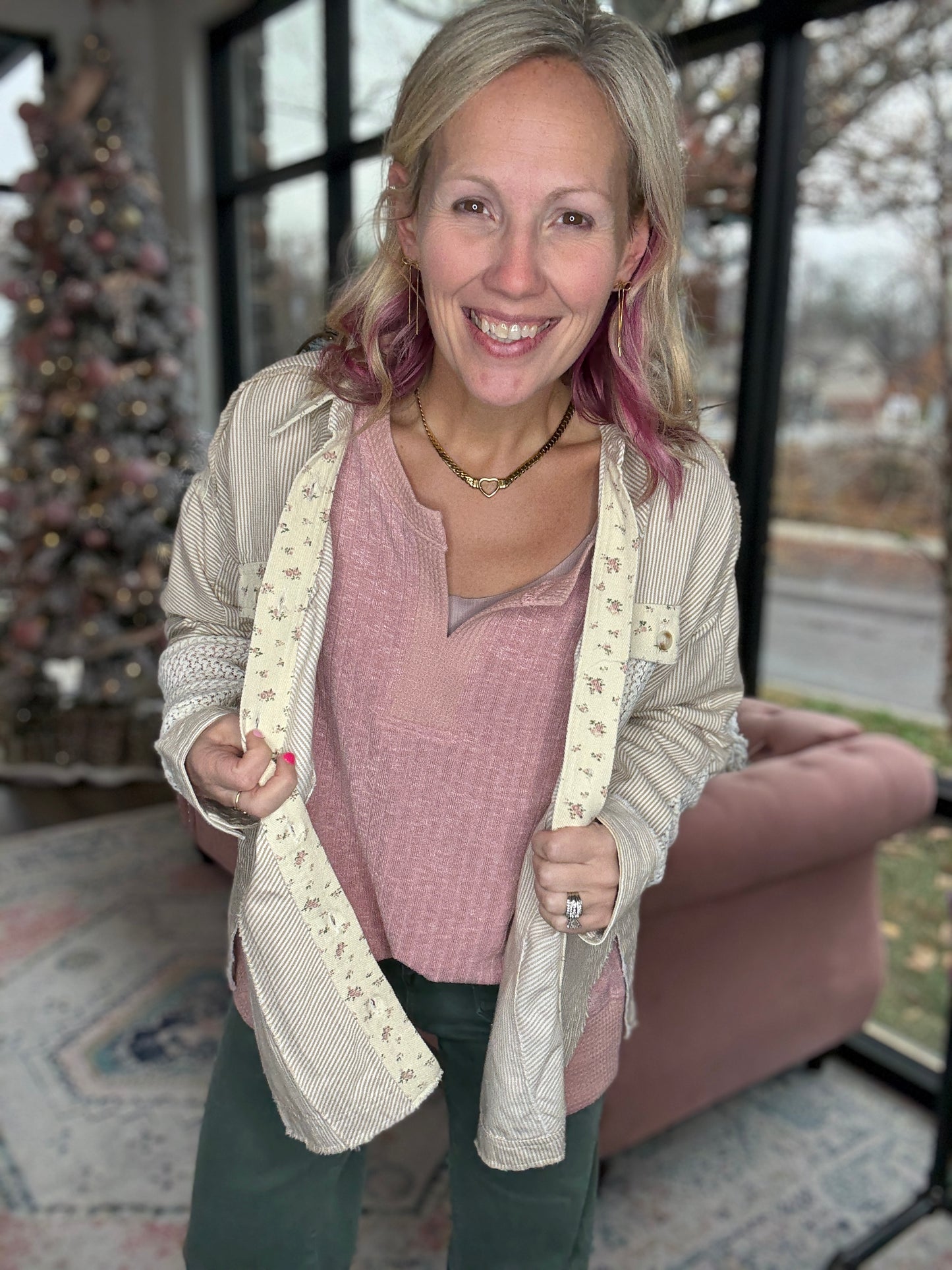 Striped Petal Jacket