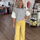 Scallop Society Pant- Yellow