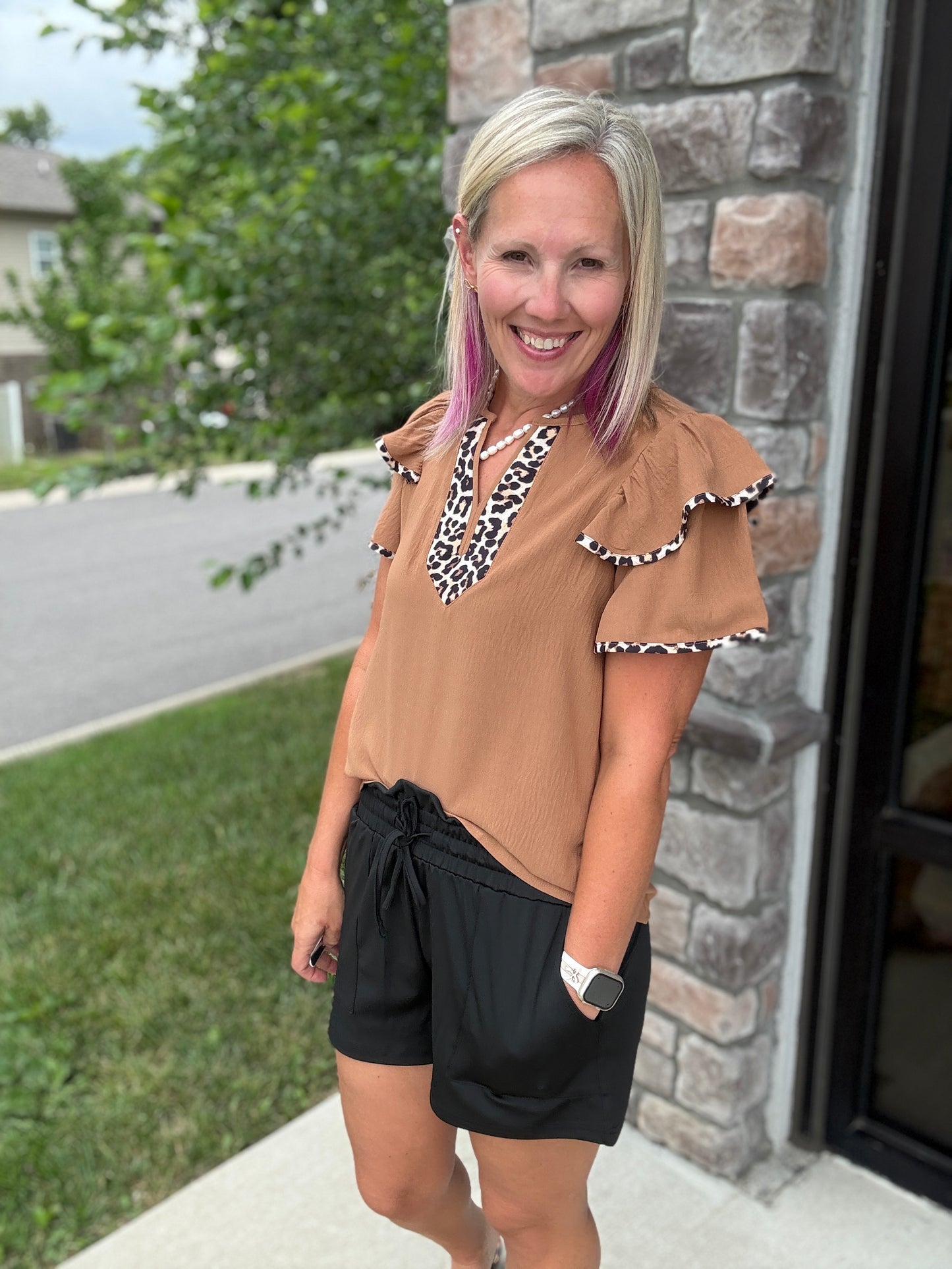 City Chic Paperbag Shorts