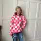 Rose Check Signature Crew