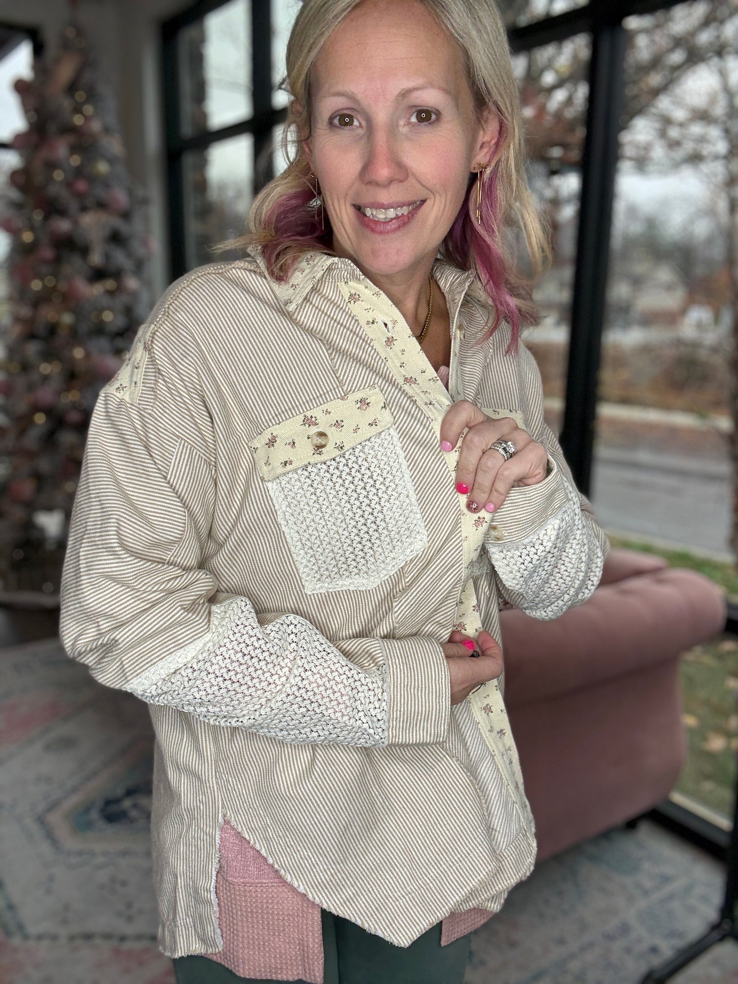 Striped Petal Jacket