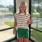 JB Kelly Green Shorts