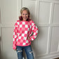 Rose Check Signature Crew