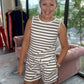 Haven Striped Set- Mocha