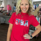 USA Patchwork Tee