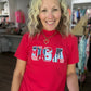USA Patchwork Tee
