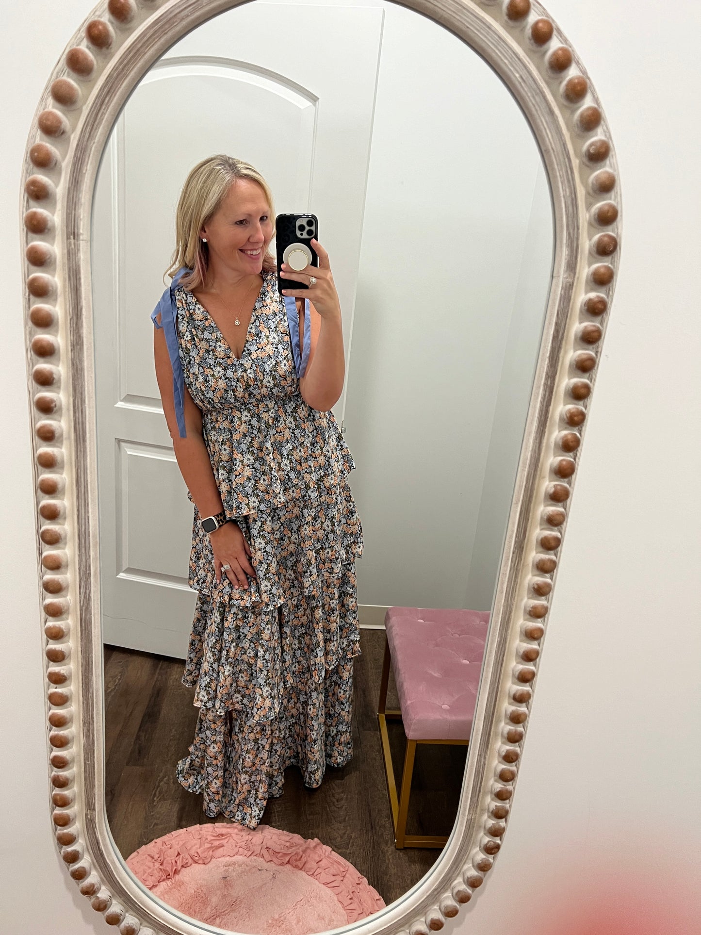 Fall Florals Maxi Dress