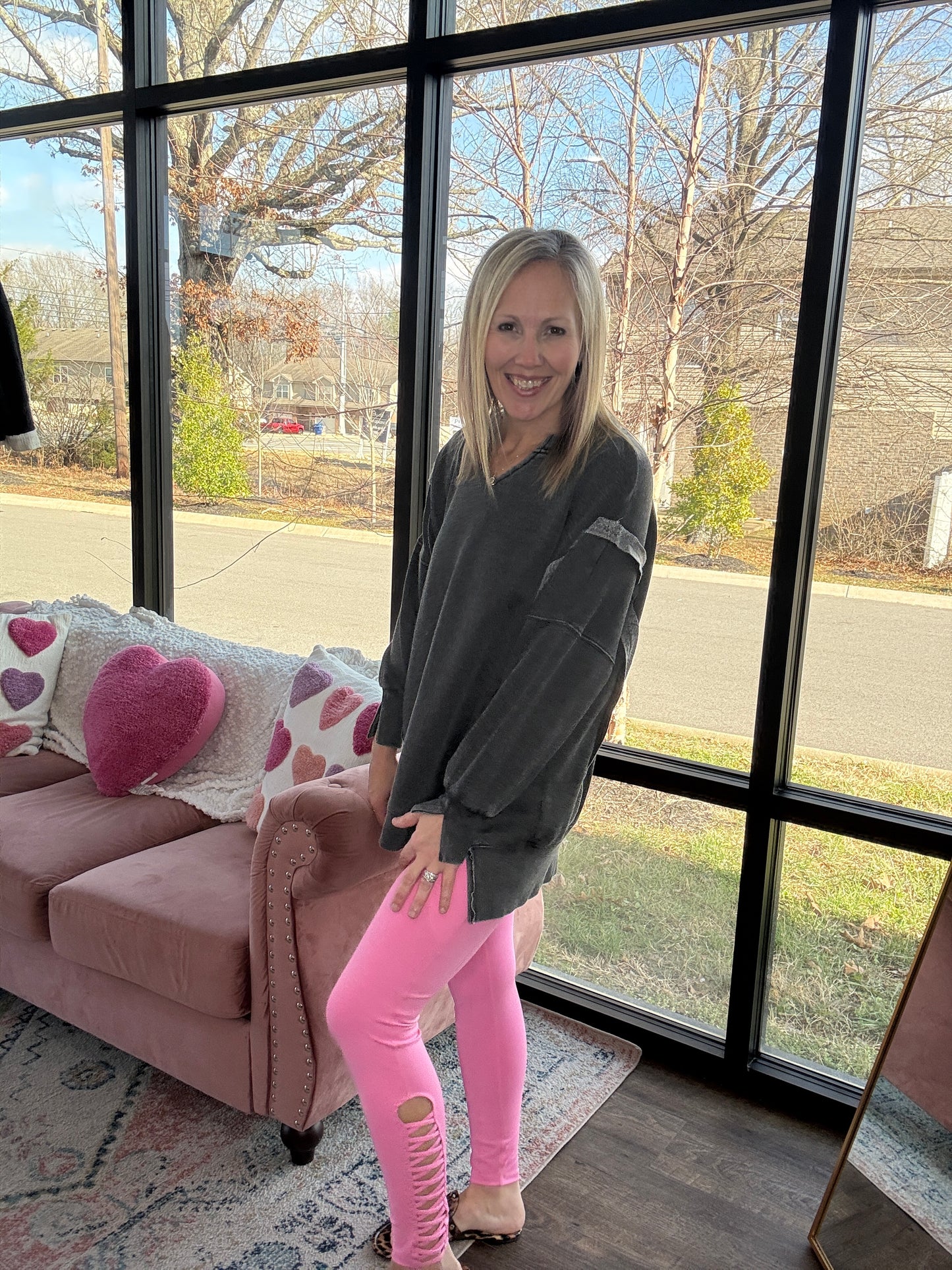 Comfy Cut Crew- Black