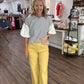 Scallop Society Pant- Yellow