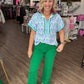 Harbor Bloom Preppy Top
