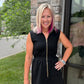 Blackout Scallop Dress