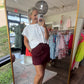 Burgundy Skort
