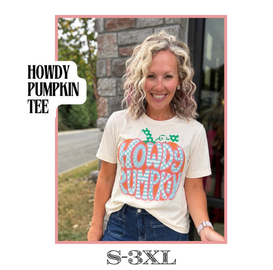 Howdy Pumpkin Tee