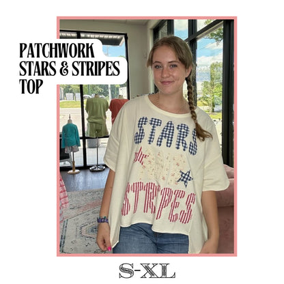 Patchwork Stars & Stripes Top