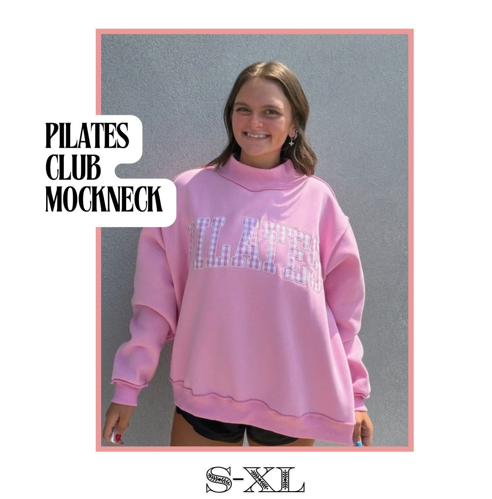Pilates Club Mockneck