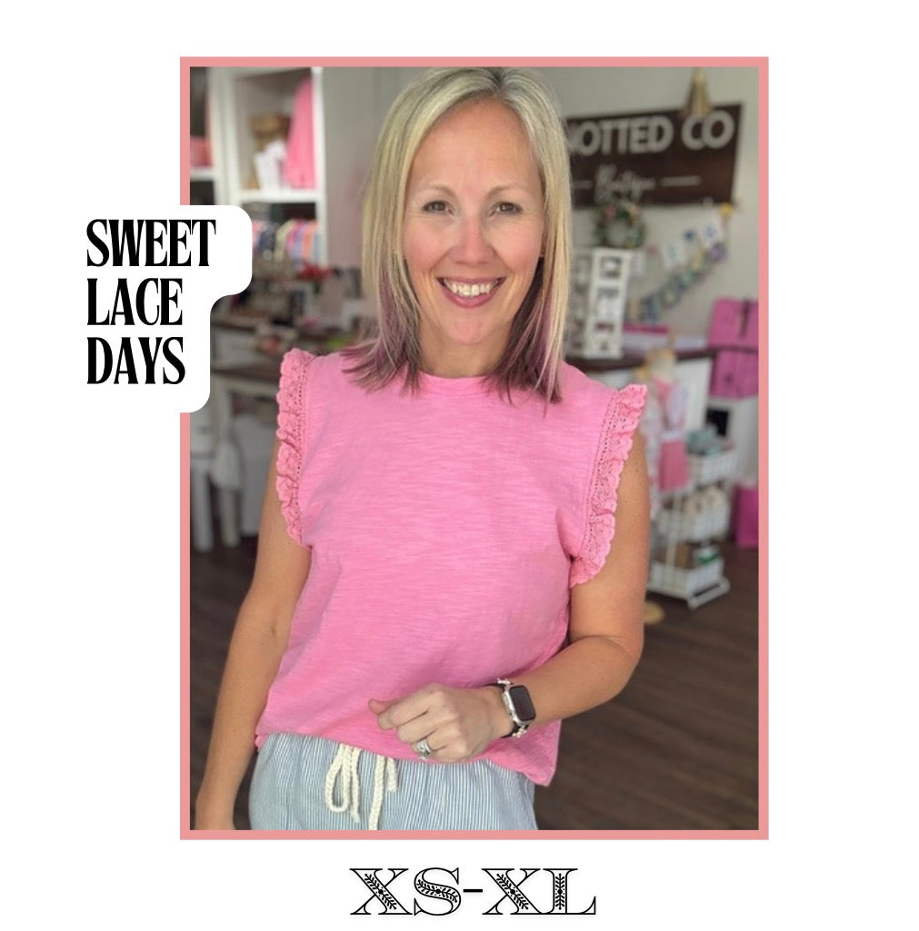 Sweet Lace Days- Pink