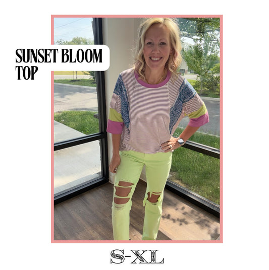 Sunset Bloom Top