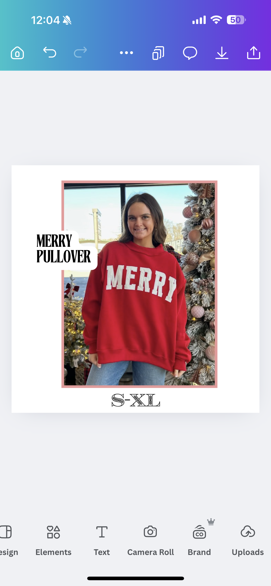 Merry Pullover- Red