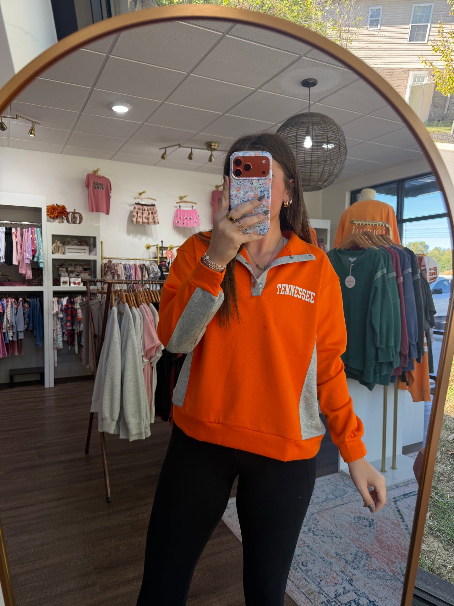 Rocky Top Varsity Pullover- Orange