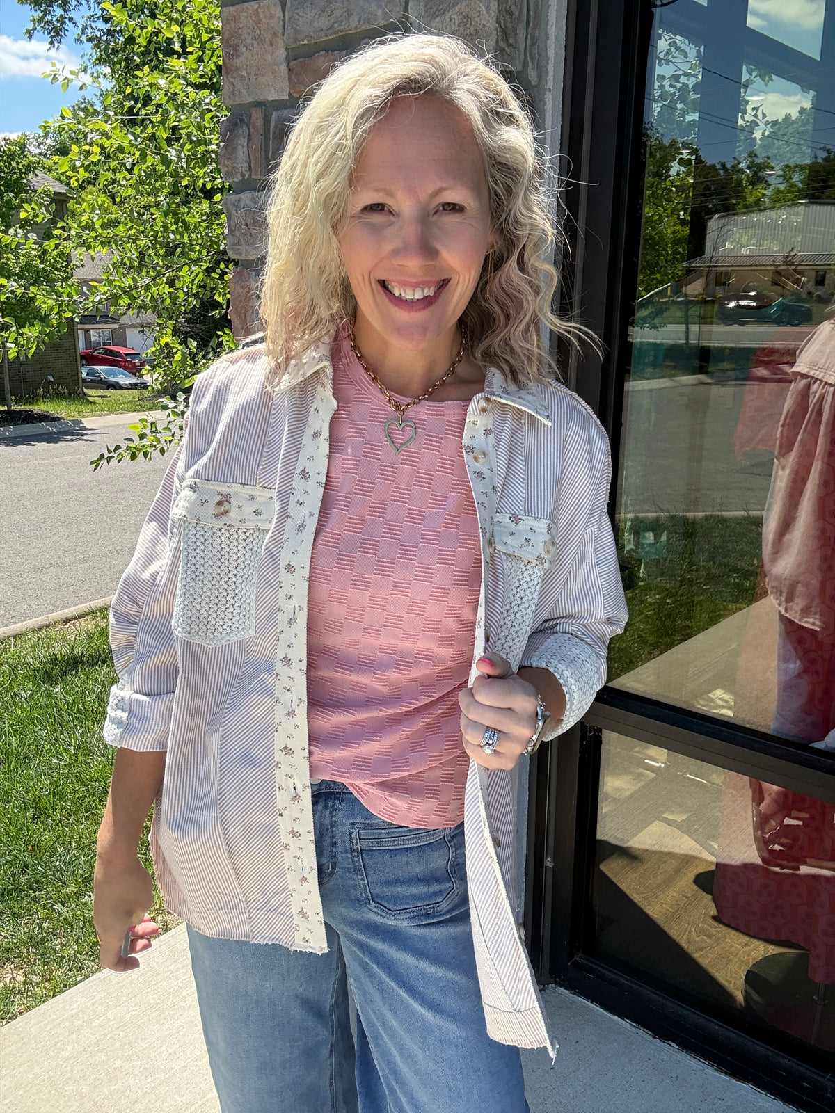 Striped Petal Jacket