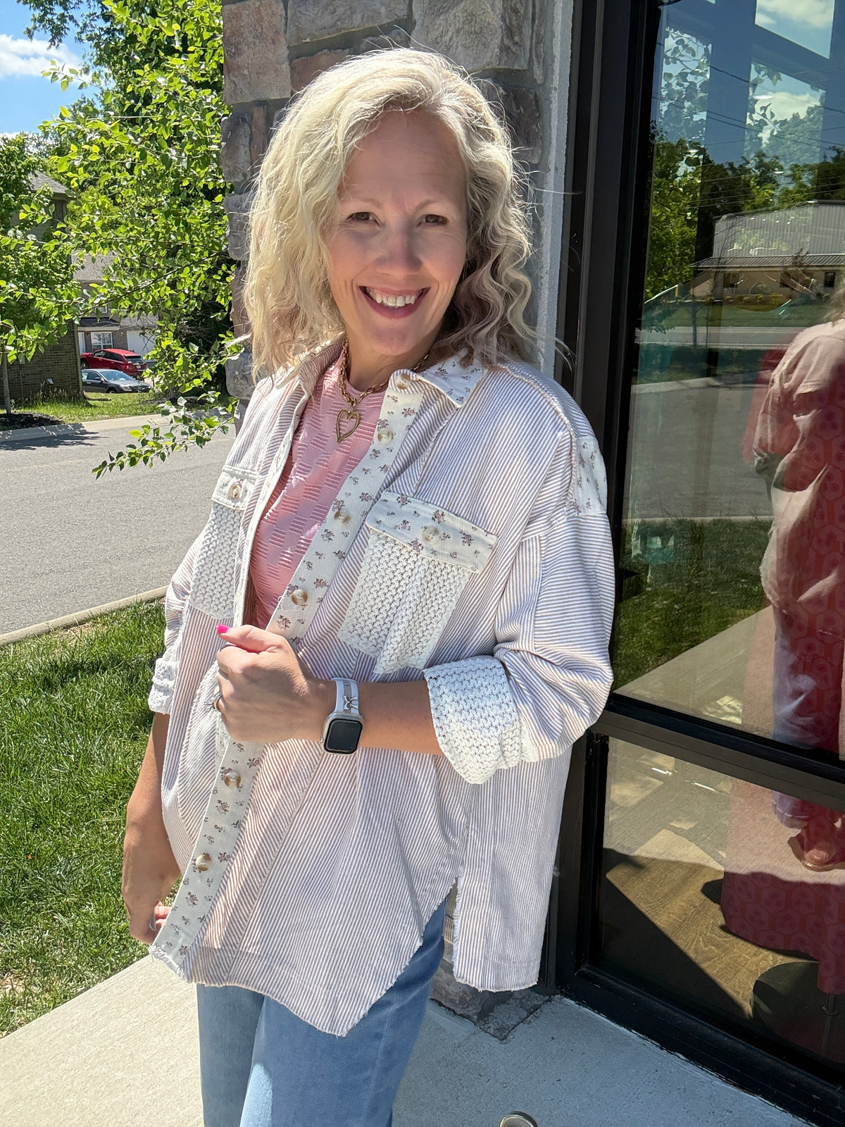 Striped Petal Jacket