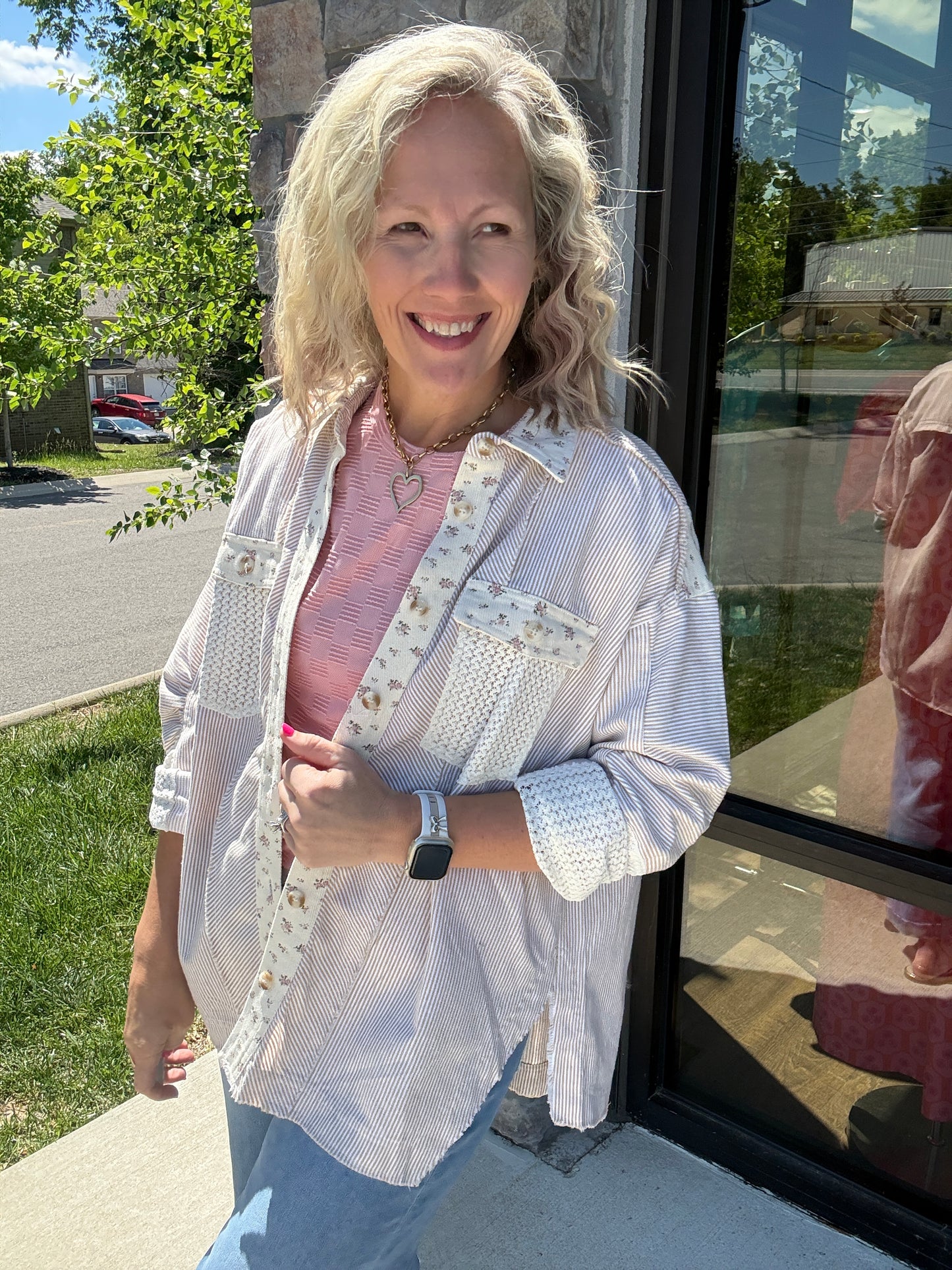 Striped Petal Jacket