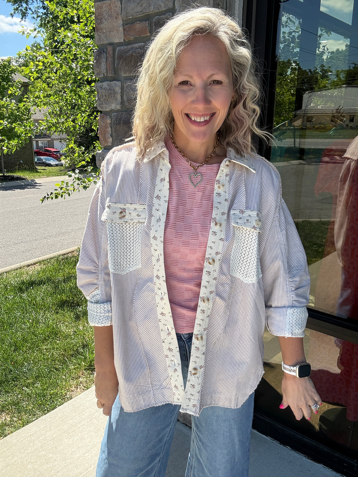 Striped Petal Jacket