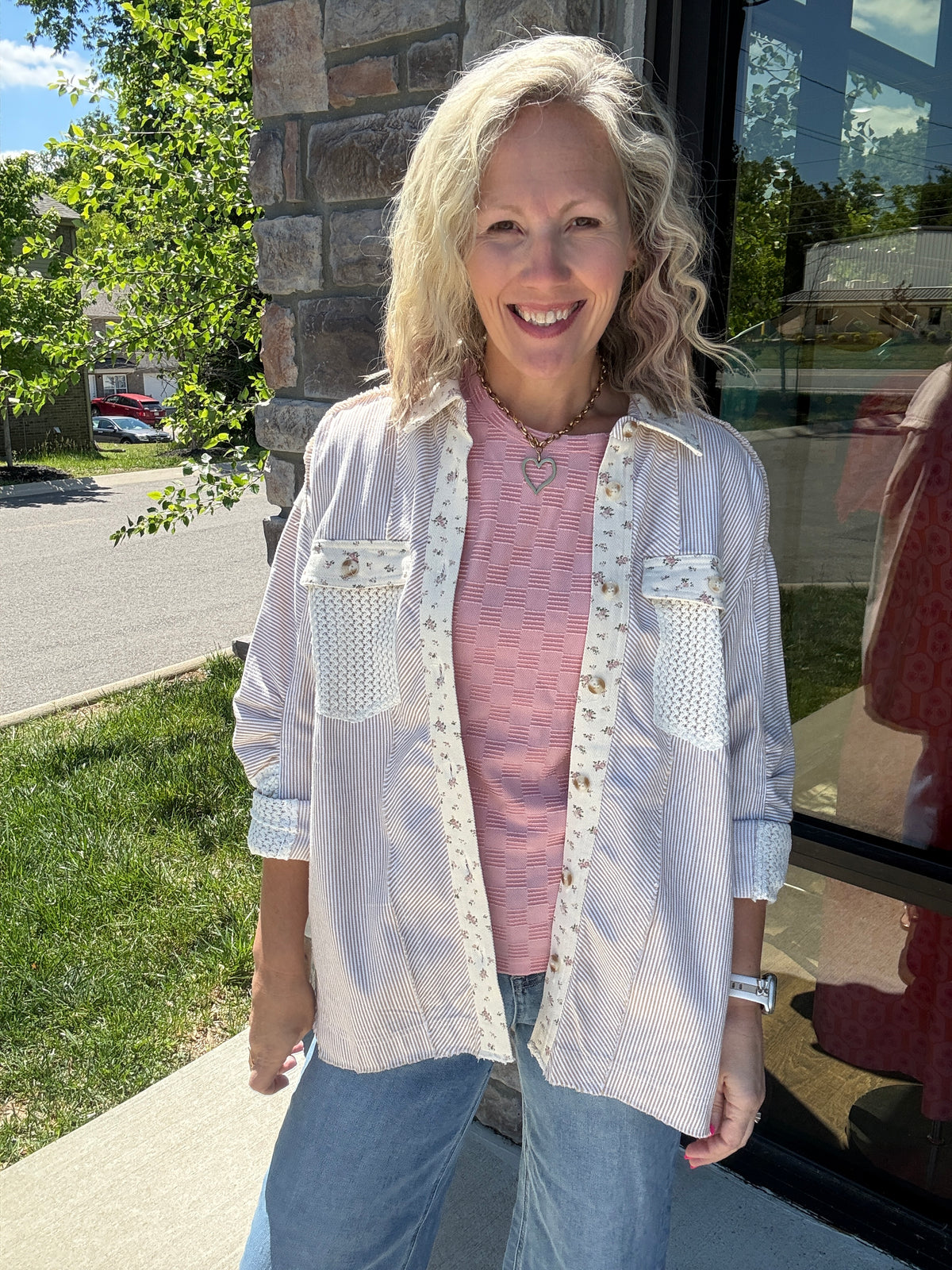 Striped Petal Jacket