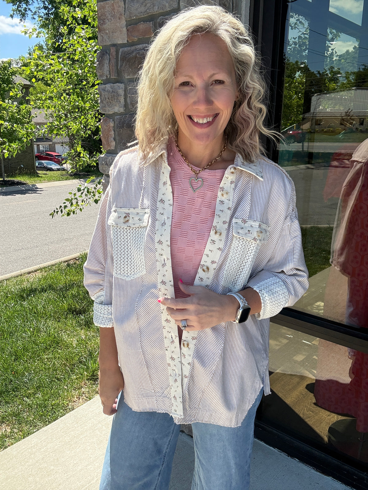 Striped Petal Jacket