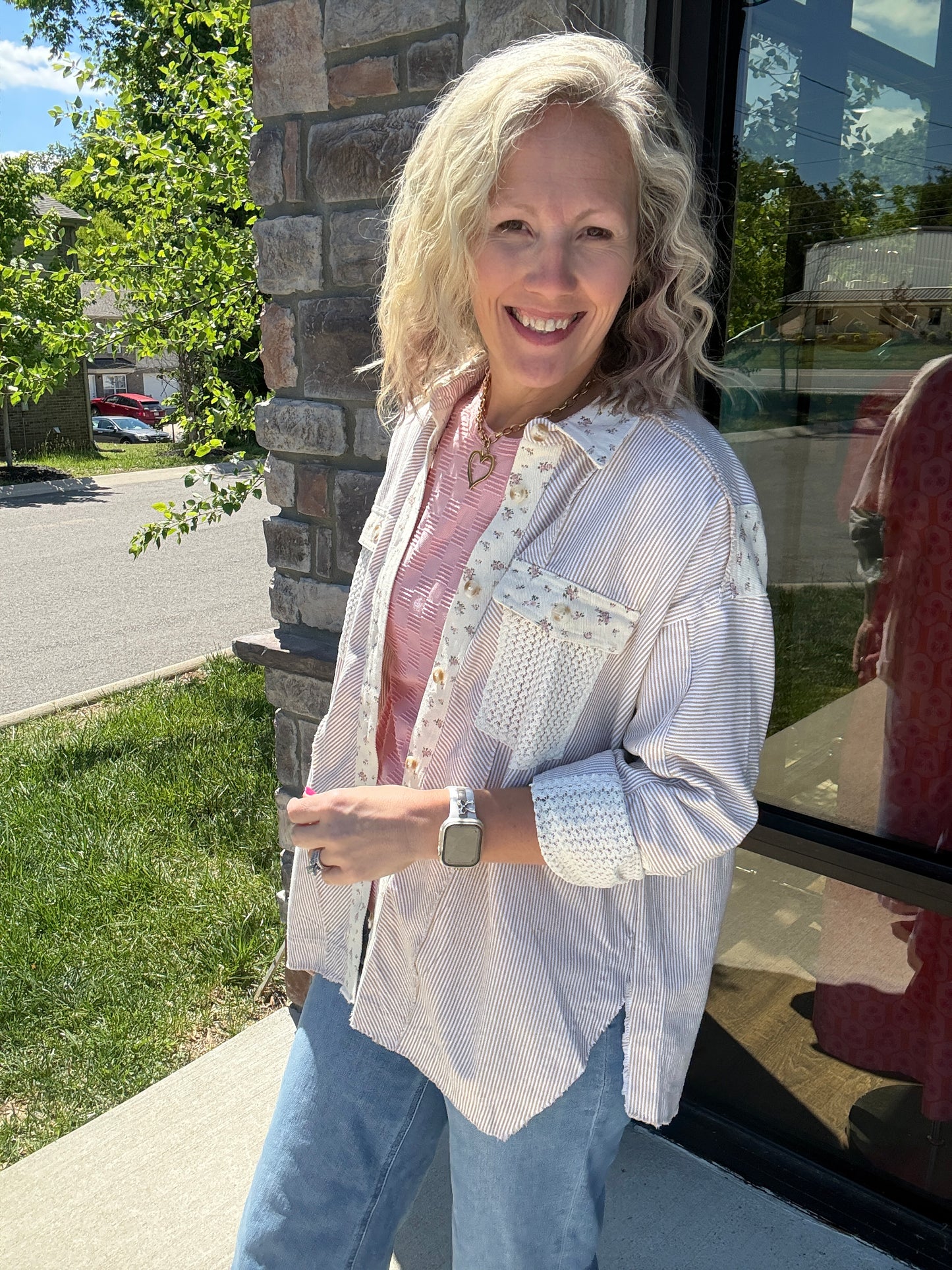 Striped Petal Jacket