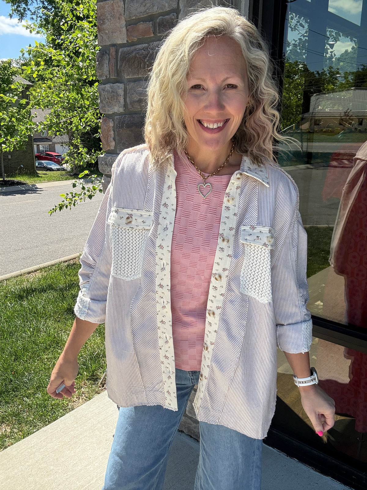 Striped Petal Jacket